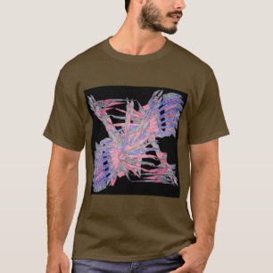 T-shirt Tee-shirt d'art géométrique abstrait pour homme mo