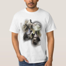 Tee - shirt de bande de loup