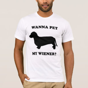 T-shirt TEE - SHIRT de CHIEN de SAUCISSE - "voulez choyer