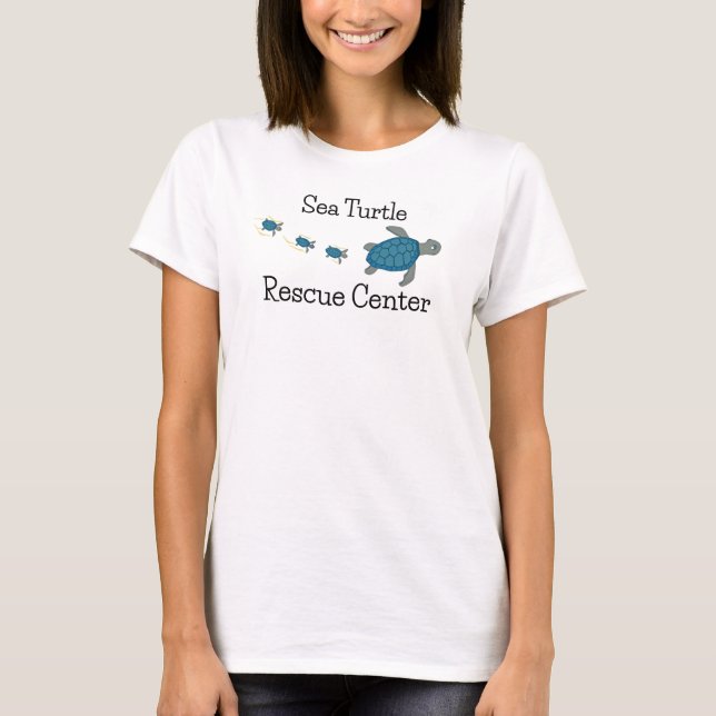 T-shirt Tee - shirt de conception des tortues marines (Devant)