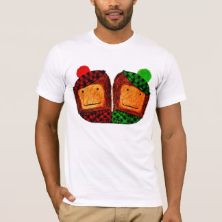T-shirt Tee - shirt de copains de plaid de Sasquatch -