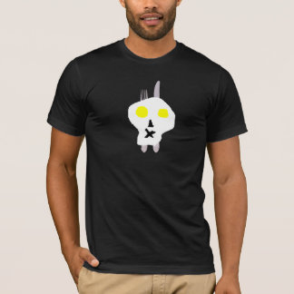 T-shirt Tee - shirt de crâne de lard d'oeufs