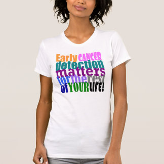 T-shirt Tee - shirt de dames de sujets de dépistage