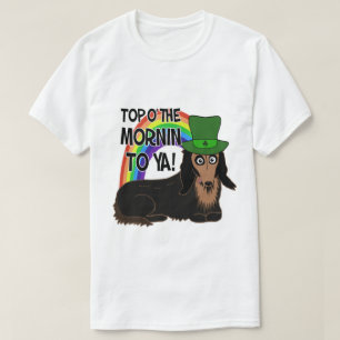 T-shirt Tee - shirt de Doxie du jour de St Patrick