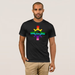 T-shirt Tee - shirt de fierté de l'arc-en-ciel LGBTQ de