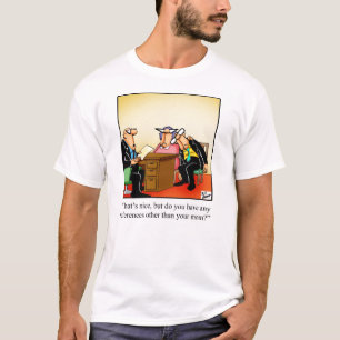 T-shirt Tee - shirt de Humour d'entrevue d'entreprise amus