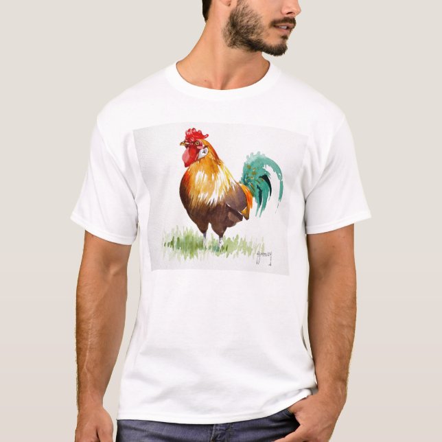 T-shirt Tee - shirt de jeune coq (Devant)