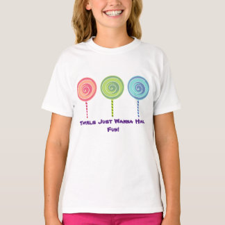 T-shirt Tee - shirt de la lucette de la fille