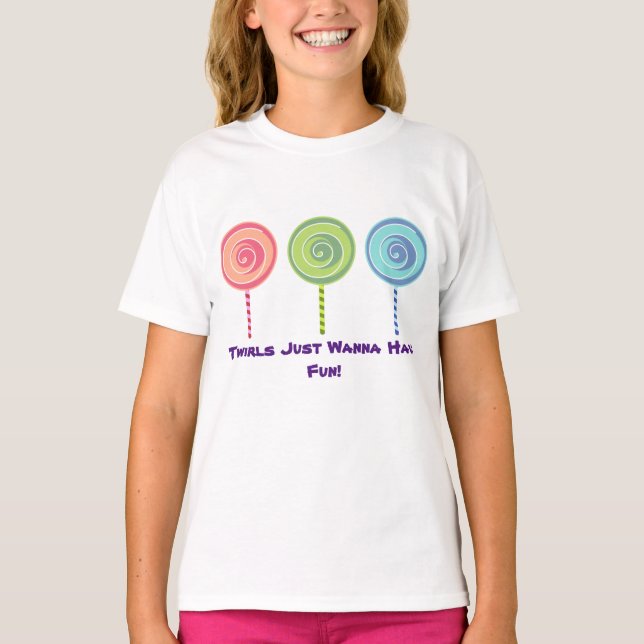 T-shirt Tee - shirt de la lucette de la fille (Devant)