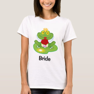 T-shirt Tee - shirt de mariée de grenouille