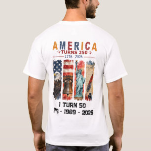T-shirt Tee-shirt de naissance personnalisé pour le 4 juil