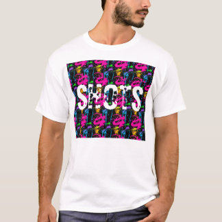 T-shirt Tee - shirt de néon de tirs