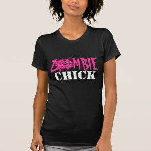 T-shirt Tee - shirt de poussin de zombi pour des femmes et