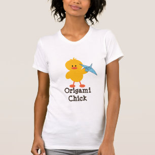 T-shirt Tee - shirt de poussin d'origami