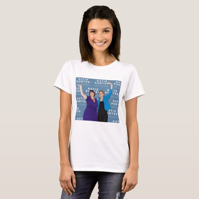 T-shirt Tee - shirt de terriers d'Elizabeth de portier de (Devant entier)