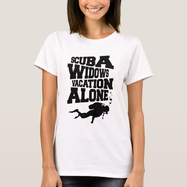 T-shirt Tee - shirt de veuves de scaphandre (Devant)