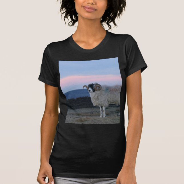 T-shirt Tee - shirt des femmes habillées en noir (Devant)