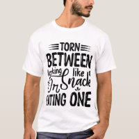Tee-shirt drôle « Déchiré entre ressembler à une c