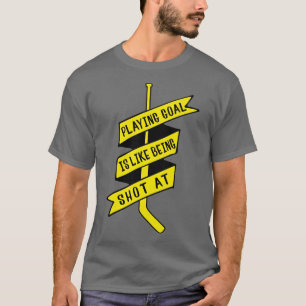 T-shirt Tee - shirt du devis de gardien de hockey sur glac