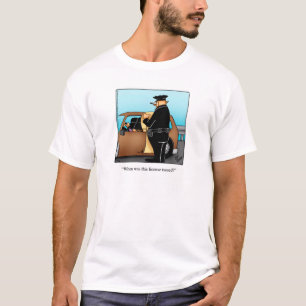 T-shirt Tee - shirt du Humour de l'application des lois