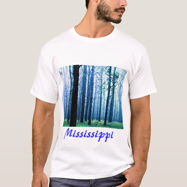 T-shirt Tee - shirt du Mississippi (Devant)