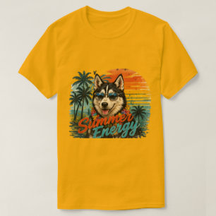T-shirt Tee-shirt énergétique d'été Husky allemand