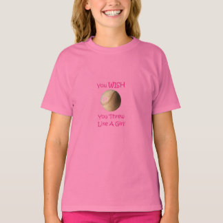 T-shirt Tee - shirt fille de softball
