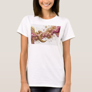 T-shirt Tee-shirt graphique ART ABSTRAIT Rouge Cool