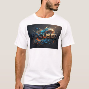 T-shirt Tee-shirt graphique FOCUSED marine élégant