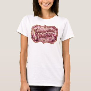 T-shirt Tee-shirt graphique MODERNE ROUGE VŒUX DE CHAMPAGN