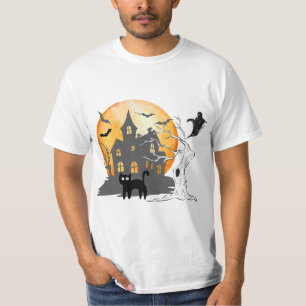 T-shirt Tee - shirt homme d'Halloween   Vibes Éffrayantes 