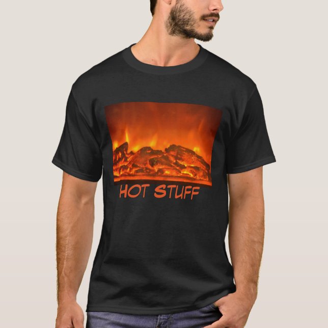 T-shirt Tee - shirt Hot Stuff (Devant)