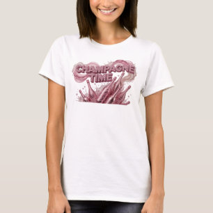 T-shirt Tee-shirt iconique Rouge CHAMPAGNE TIME