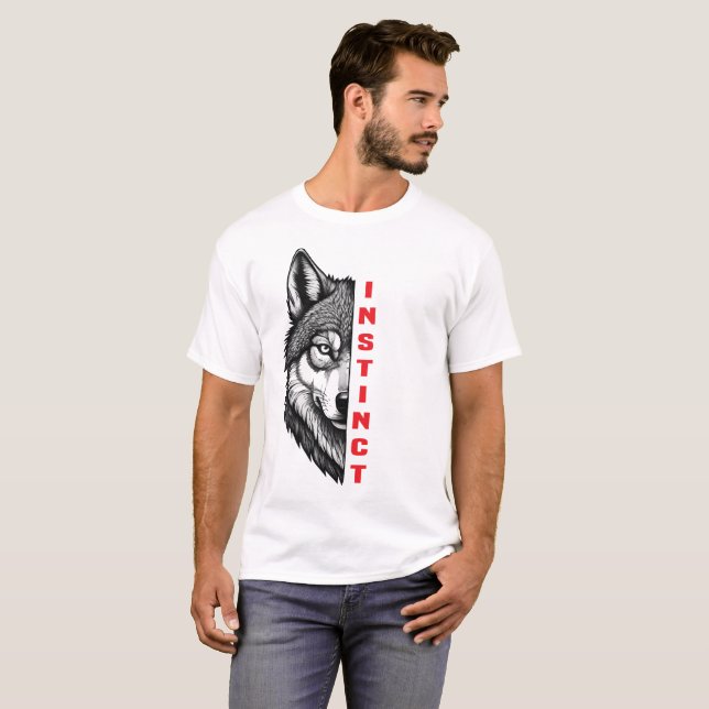 T-SHIRT TEE - SHIRT INSTINCT (Devant entier)