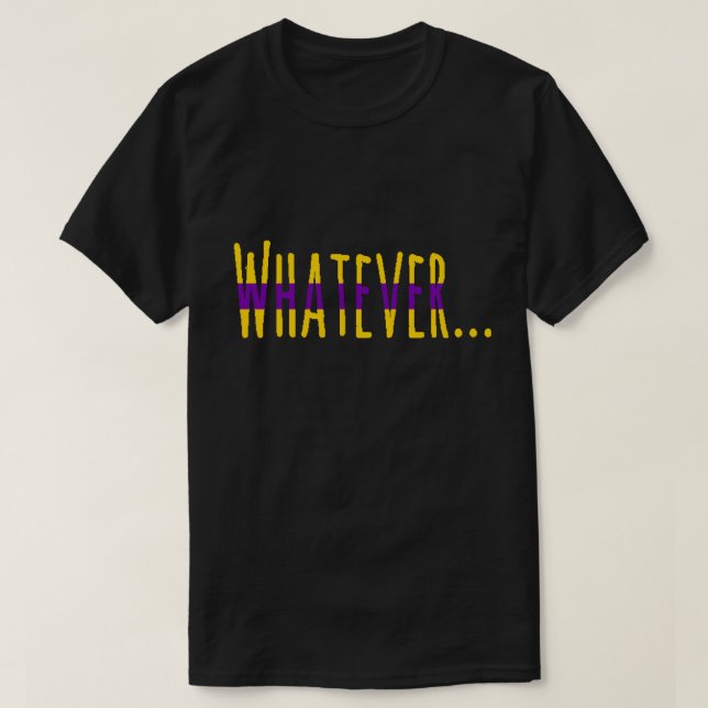 T-shirt Tee-shirt Intersex Pride couleur "Quoique" (Design devant)