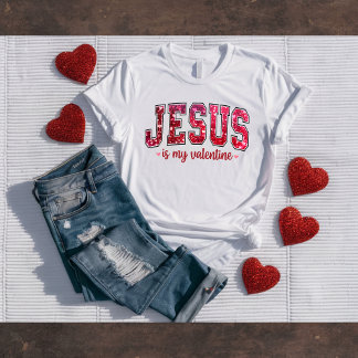 T-shirt Tee-shirt Jésus est mon Valentin