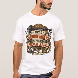 T-shirt Tee-shirt Les vrais travailleurs du bois ont besoi