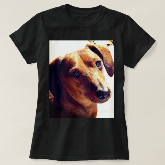 T-SHIRT TEE - SHIRT MAGNIFIQUE DE TECKEL DE MICKEY (Design devant)