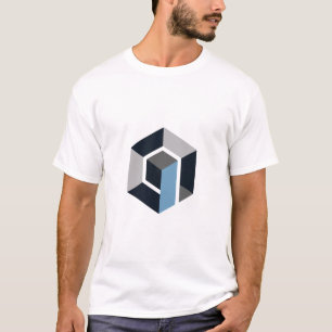 T-shirt Tee-shirt minimaliste abstrait géométrique à hexag