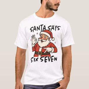T-shirt Tee-shirt Noël 67 Drôle Génération Z Mème Six Sept