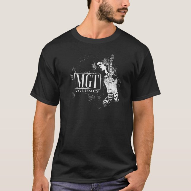 T-shirt Tee - shirt noir de volumes de MGT (Devant)