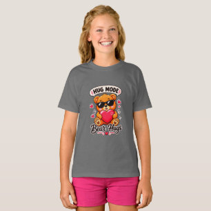 T-shirt Tee-shirt ours en mode câlin pour filles