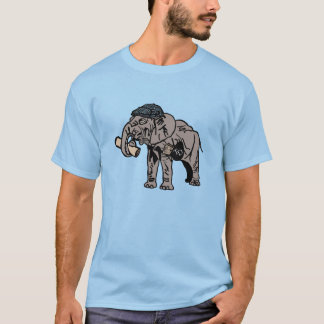 T-shirt Tee-shirt oversize nonchalant (bleu)