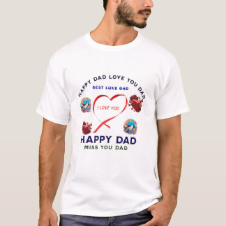 T-shirt Tee-shirt papa personnalisé Design Idée cadeau de 