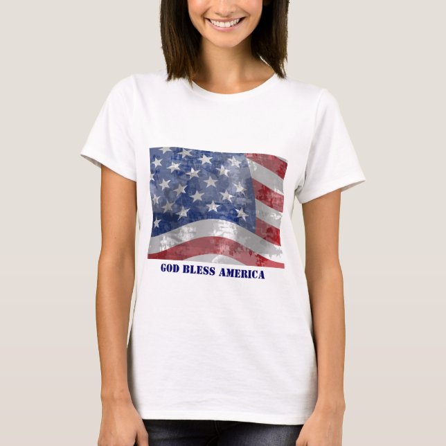 T-shirt Tee - shirt patriotique (Devant)