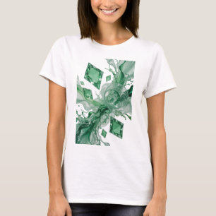 T-shirt Tee-shirt personnalisé ART ABSTRAIT Argent Cool