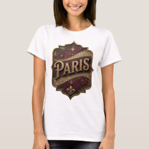 T-shirt Tee-shirt personnalisé Edgy Gold PARIS