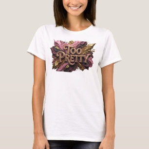 T-shirt Tee-shirt personnalisé Rouge MIGNON Trop Joli