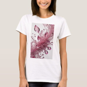 T-shirt Tee-shirt personnalisé Stylish Silver WATER SPLASH
