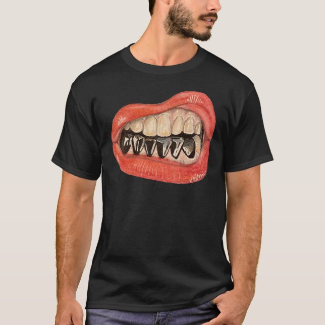 T-SHIRT TEE-SHIRT PLAT DE CHAOS (Devant)